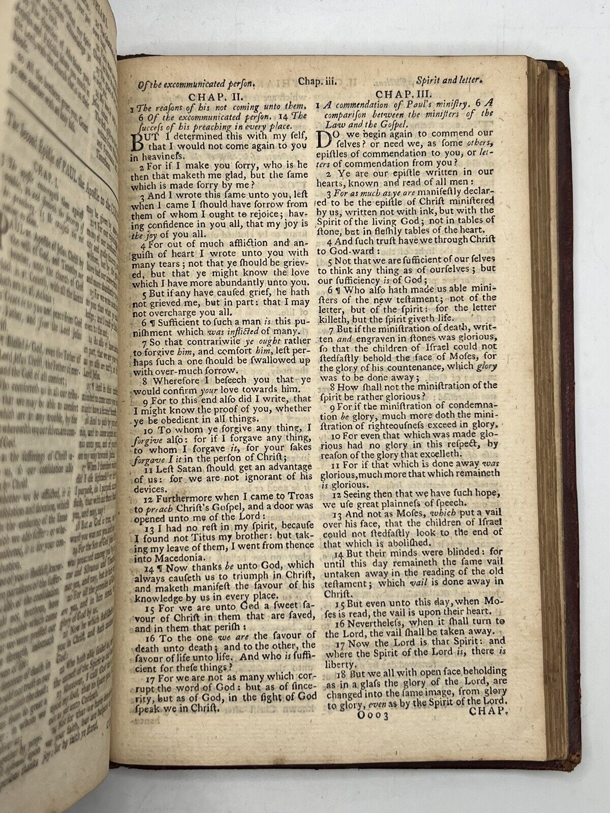 Antique King James Bible 1765