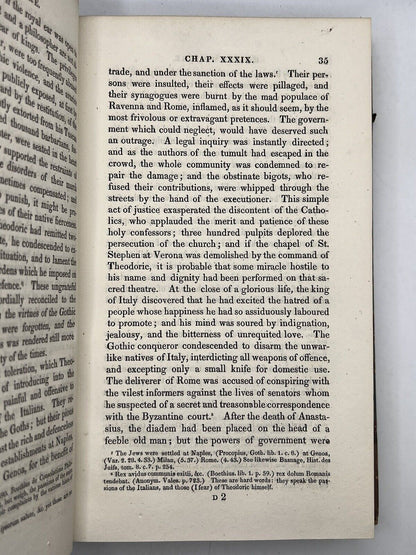 The History of the Decline and Fall of the Roman Empire by Edward Gibbon 1825