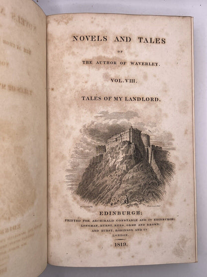 The Novels and Tales of Walter Scott 1819