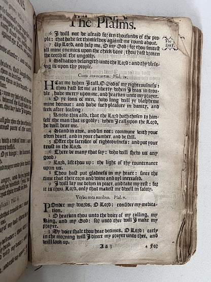 The Book of Common Prayer 1662 First Edition