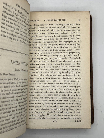 Letters Written by Philip Dormer Stanhope, Earl of Chesterfield 1792