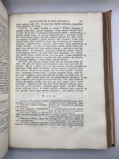 Ancient Panegyrics By Jacobus De La Baune 1728 Second Italian Edition