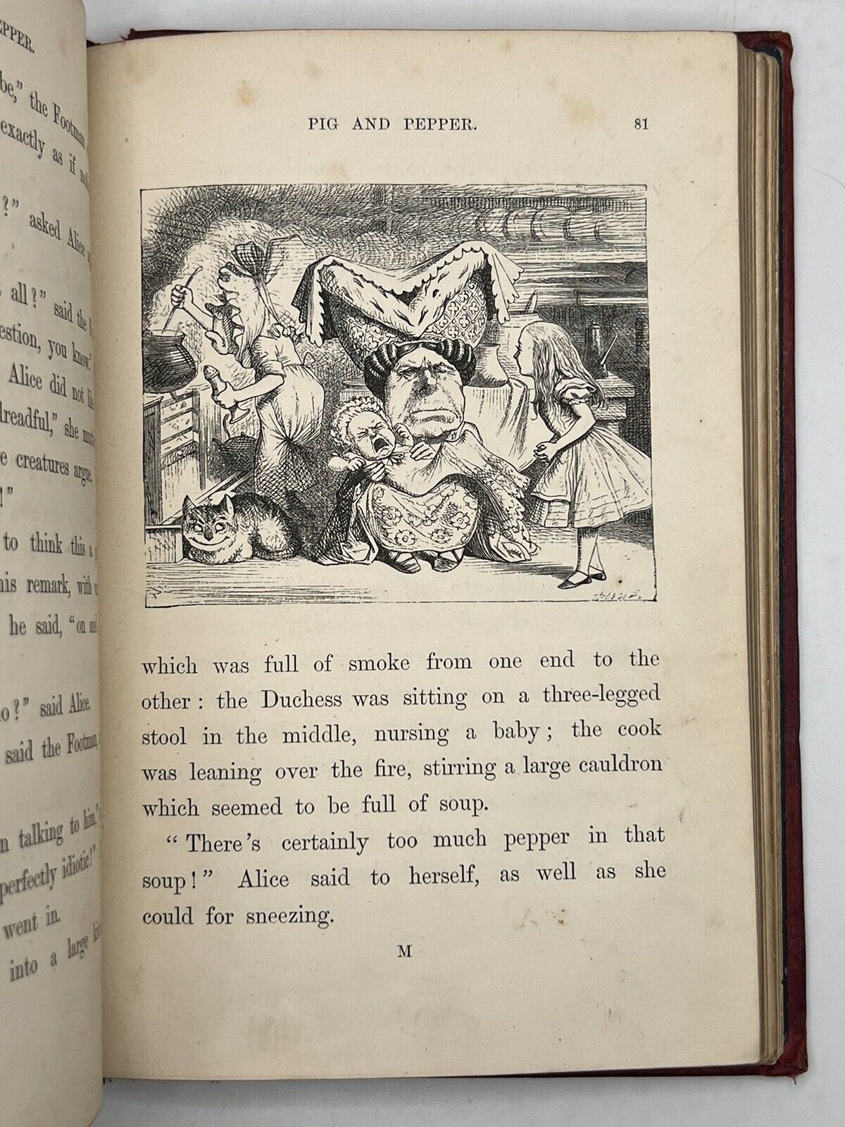 Alice In Wonderland by Lewis Carroll 1867 First Edition Original Binding