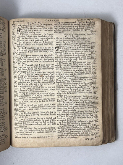 King James Bible 1712-13 with John Baskett's Book of Common Prayer