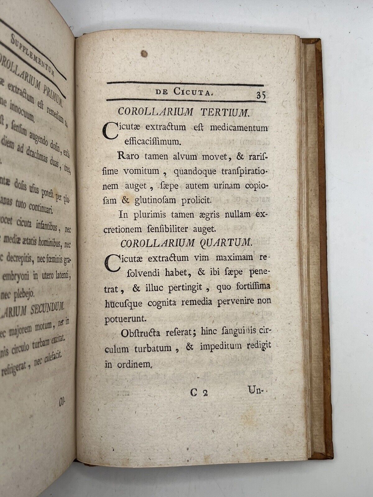 The Medical Uses of Hemlock by Antonius Störck 1769