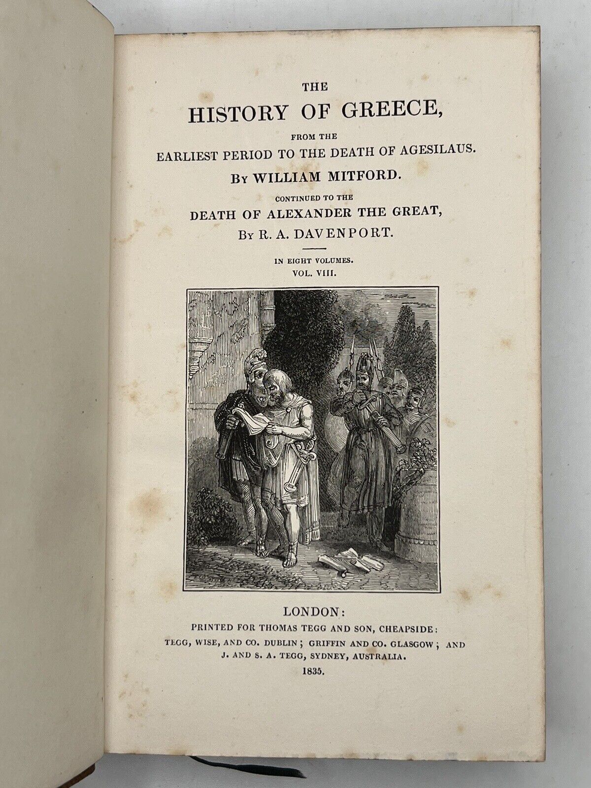 The History of Ancient Greece by W.Mitford 1835