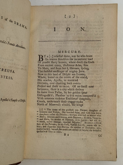 The Greek Tragic Theatre 1777 Aeschylus, Euripides, Sophocles