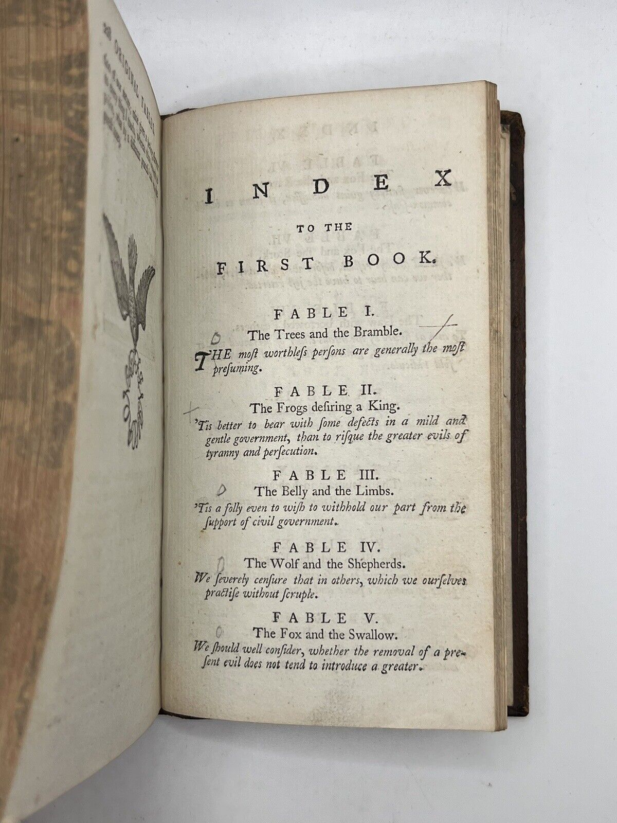 Aesop's Fables and Other Fables 1786; Dodsley Edition