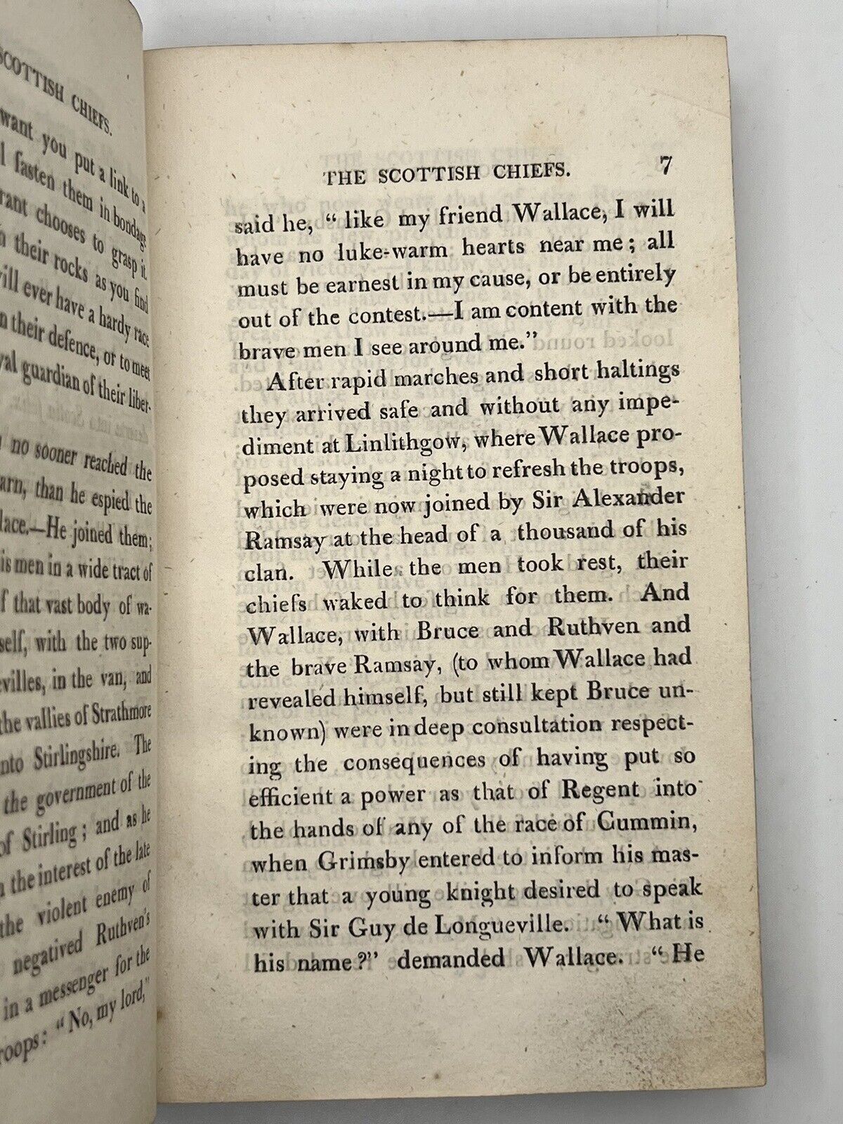 The Scottish Chiefs, a Romance by Jane Porter 1810 First Edition