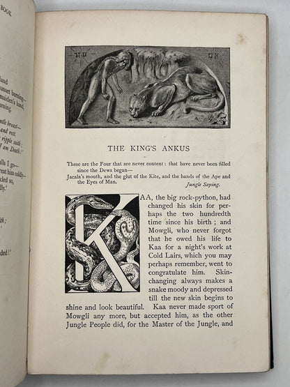 The Jungle Books by Rudyard Kipling 1894-5 - 2nd/1st Impr.