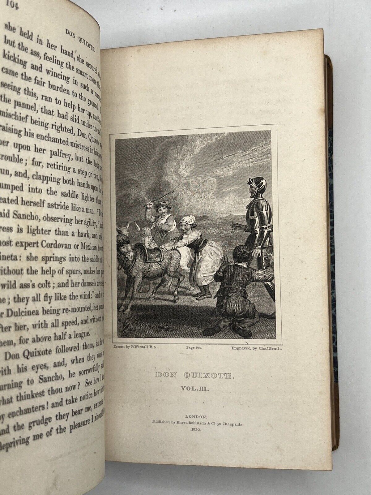 The Life and Adventures of Don Quixote by Miguel De Cervantes 1820