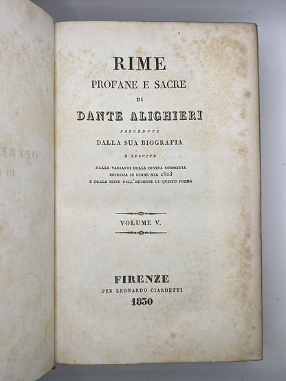 The Divine Comedy by Dante Alighieri 1830