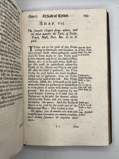 The Law of Tythes by Sir Simon Degge 1695