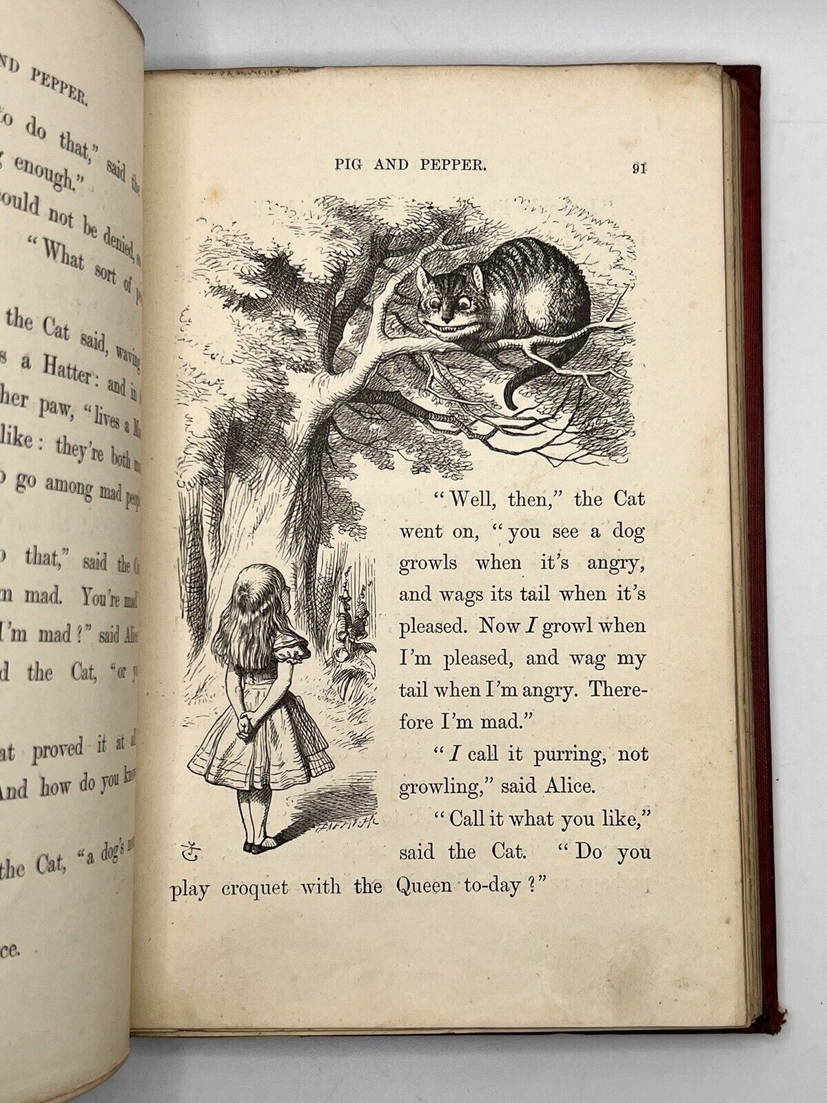 Alice's Adventures in Wonderland by Lewis Carroll 1867 First Edition in Original Cloth