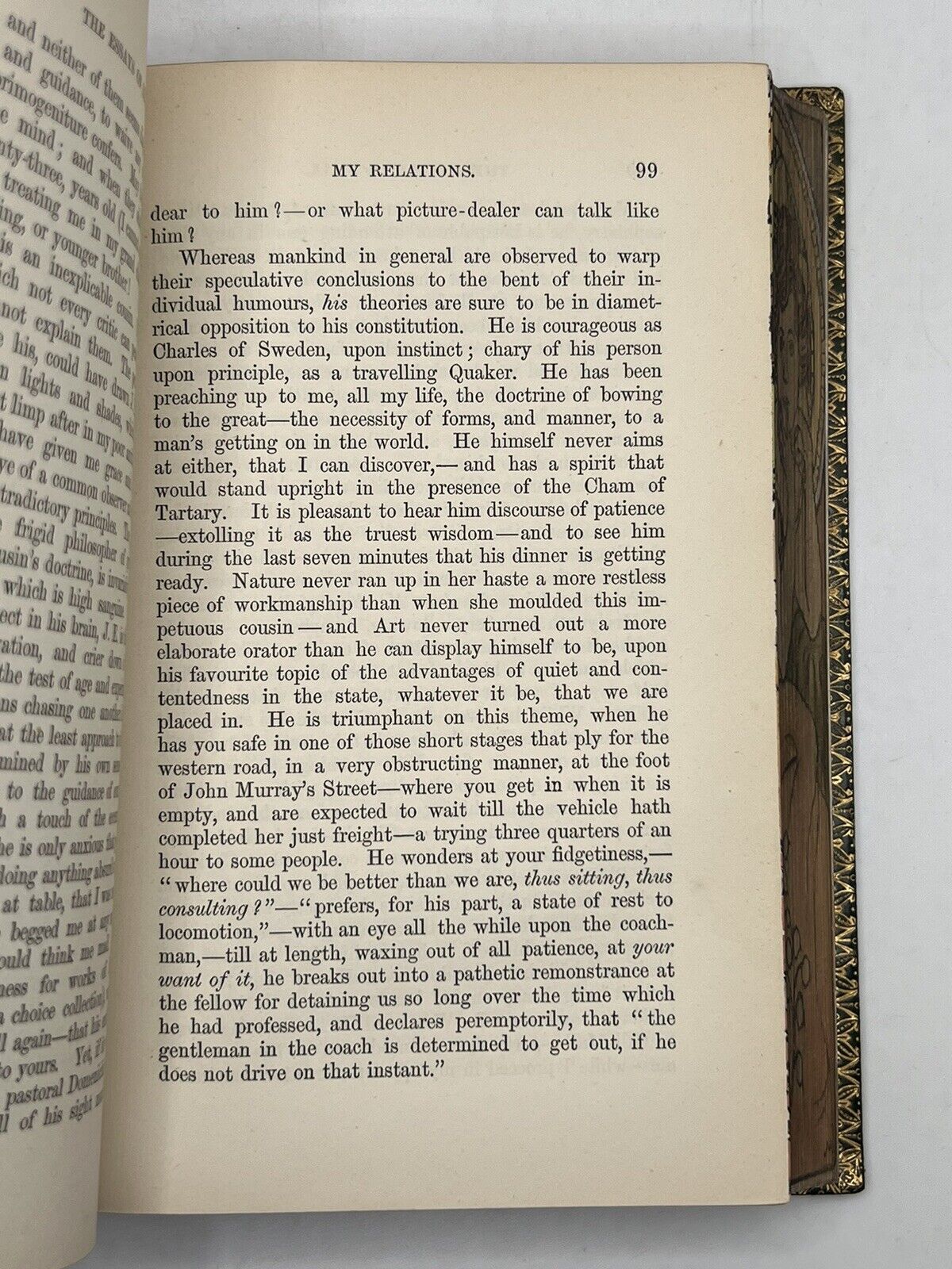 The Essay of Elia by Charles Lamb 1887 Fore-Edge