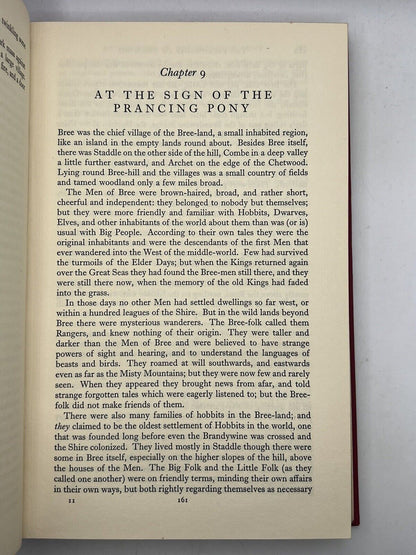 The Fellowship of the Ring by J.R.R Tolkien First Edition Second Impression