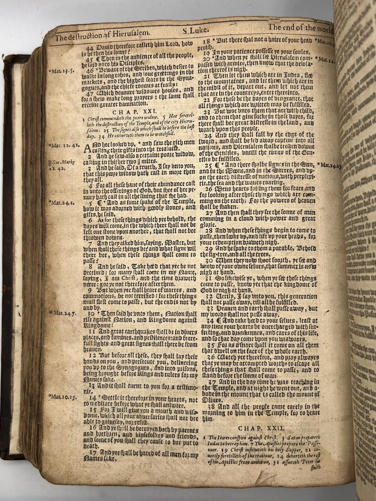 The King James Bible 1613 First Quarto Edition "He"