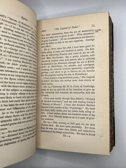 The Life of George Eliot by J.W. Cross 1885 First Edition