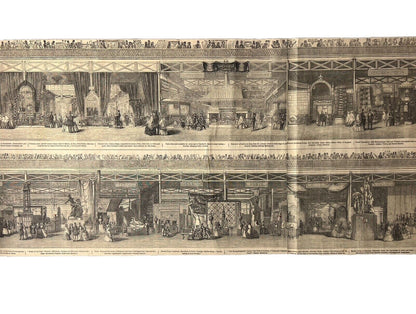 A Panorama of the Great Exhibition of 1851 from the Illustrated London News