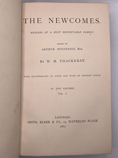 The Works of W.M. Thackeray 1869 First Collected Edition