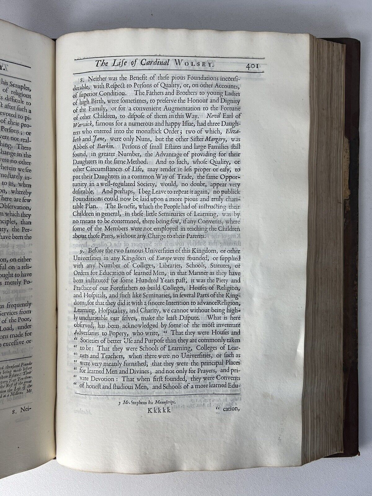 The Life of Cardinal Wolsey by Richard Fiddes 1724 First Edition