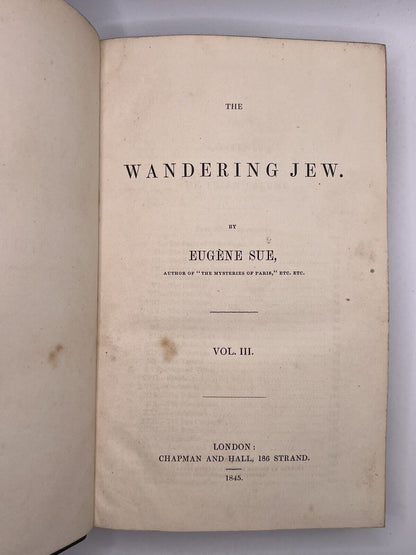 The Wandering Jew by Eugene Sue 1844-5 First Edition