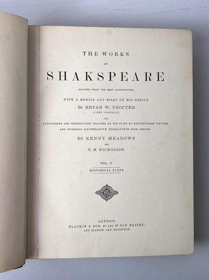 The Works of William Shakespeare c.1899: The Meadows Edition