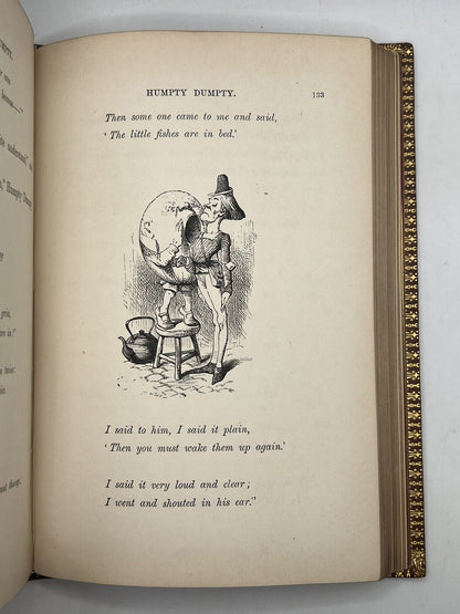 Alice in Wonderland & Through the Looking Glass by Lewis Carroll First Editions