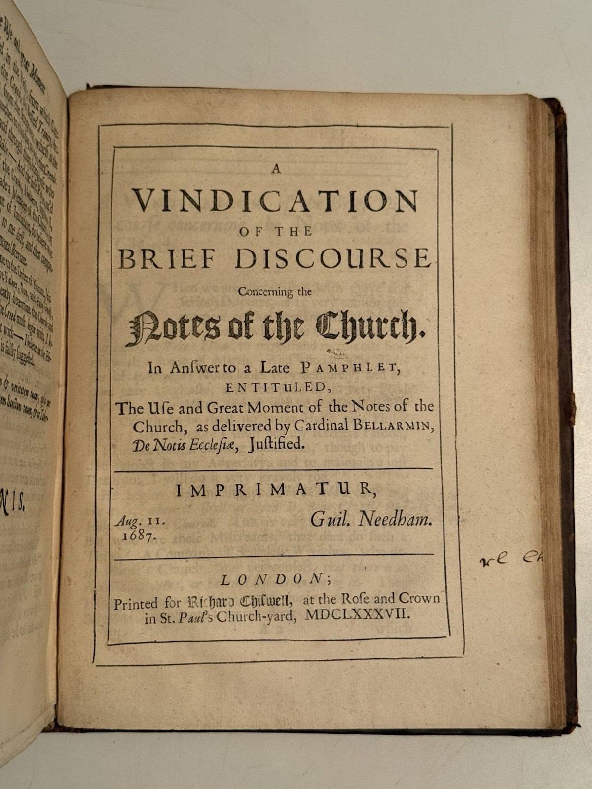 1685-8 Anglican vs Catholic Debate Sammelband
