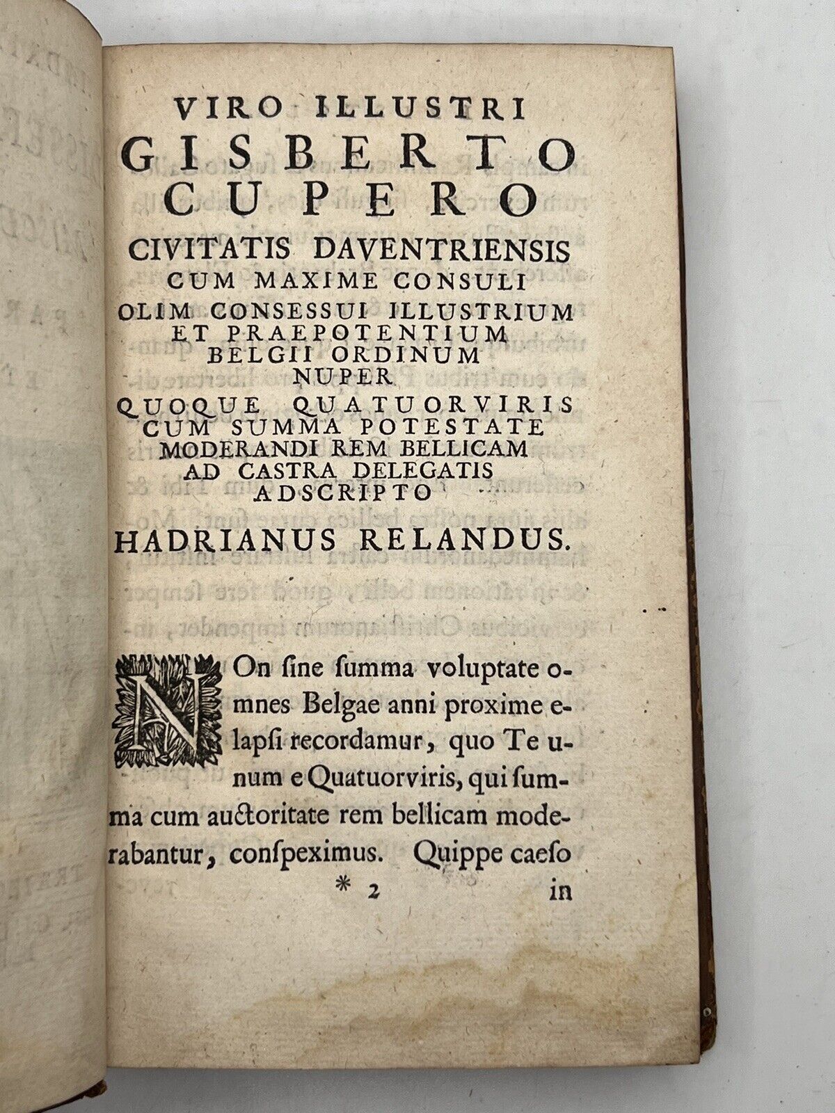 Adriaan Reland Dissertations 1706 First Edition