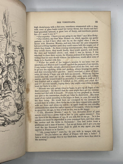 The Virginians by William Makepeace Thackeray 1858 First Edition