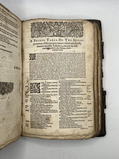 Antique English Bible 1605