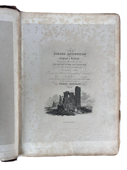 The Border Antiquities of England and Scotland by Walter Scott 1814 First Edition