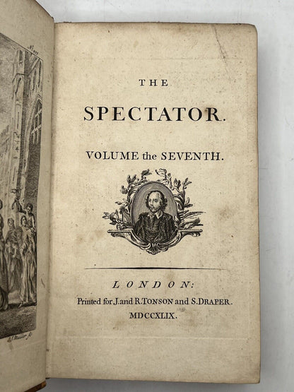 The Spectator by Joseph Addison 1749