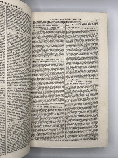 The History of England by David Hume, Tobias Smollett, & Miller 1826