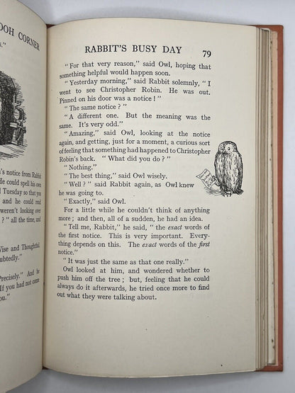 The House at Pooh Corner by A.A. Milne 1928 First Edition First Impression