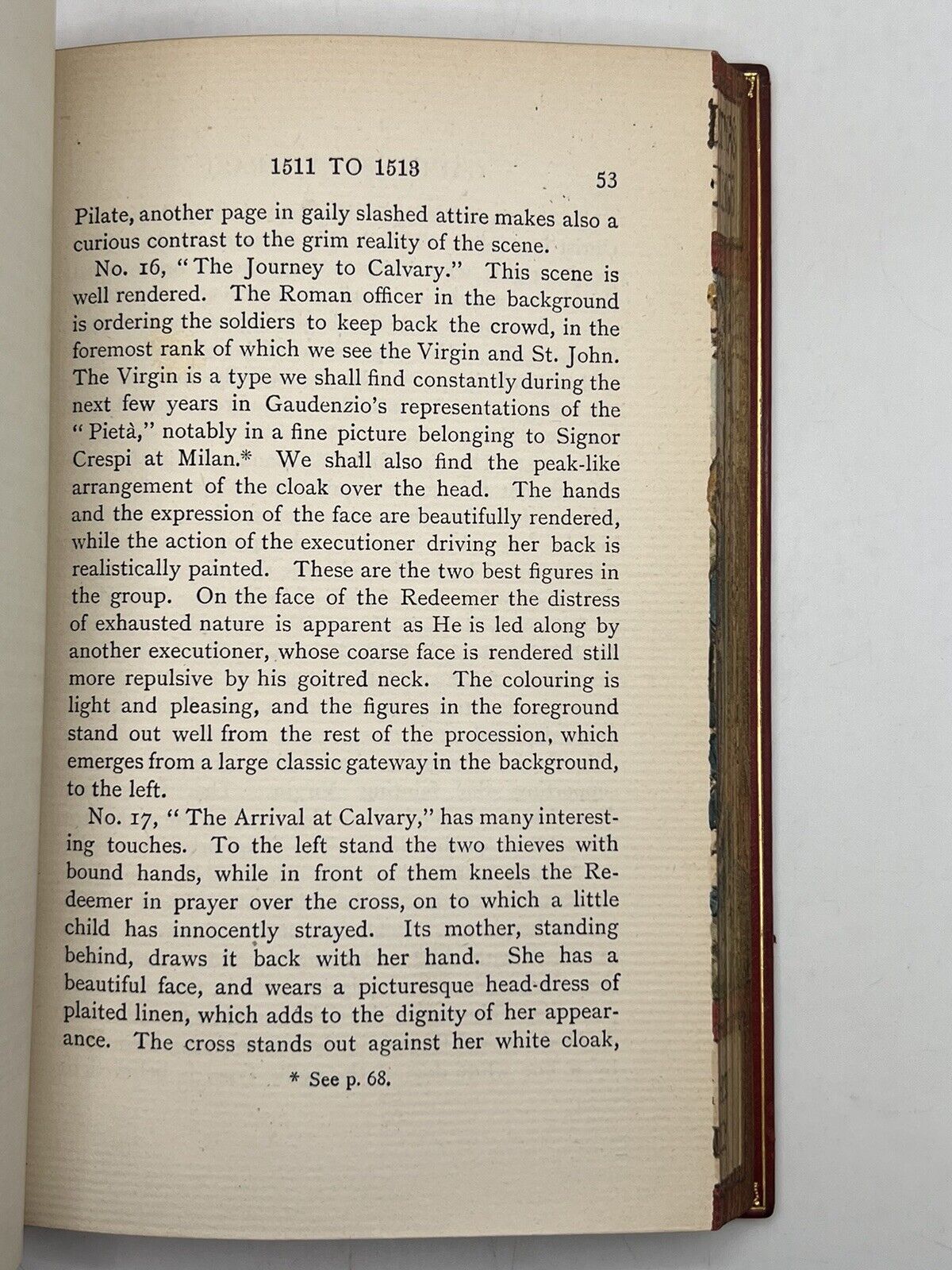 Gaudenzio Ferrari by Ethel Halsey 1904 Fore-Edge Painting, First Edition