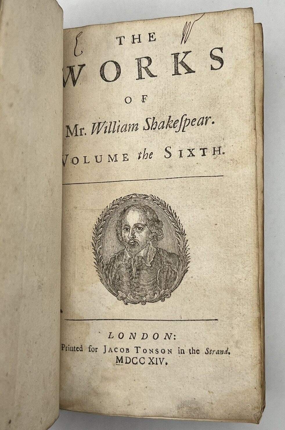 The Works of William Shakespeare 1714 Nicholas Rowe - Rare First Duodecimo Edition