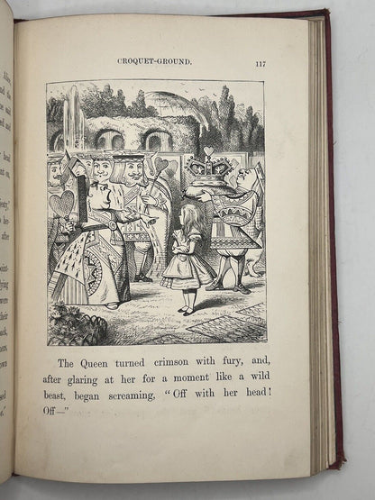 Alice in Wonderland by Lewis Carroll 1867 First Edition Original Cloth