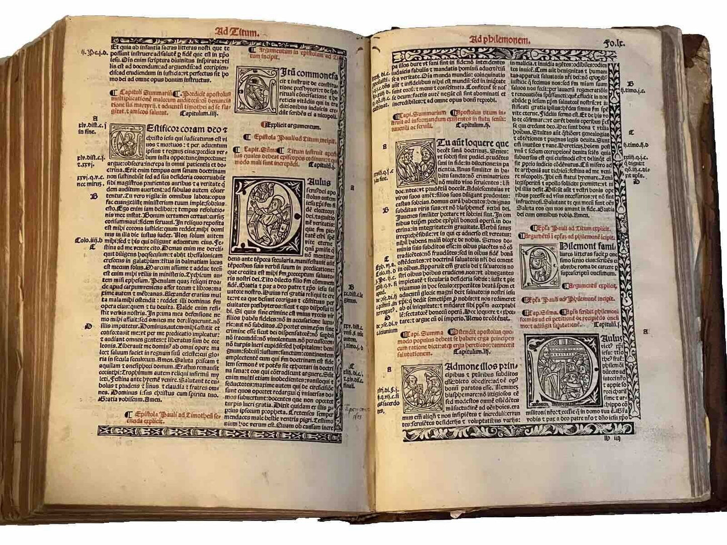 1516 Illustrated Bible - Post Incunable