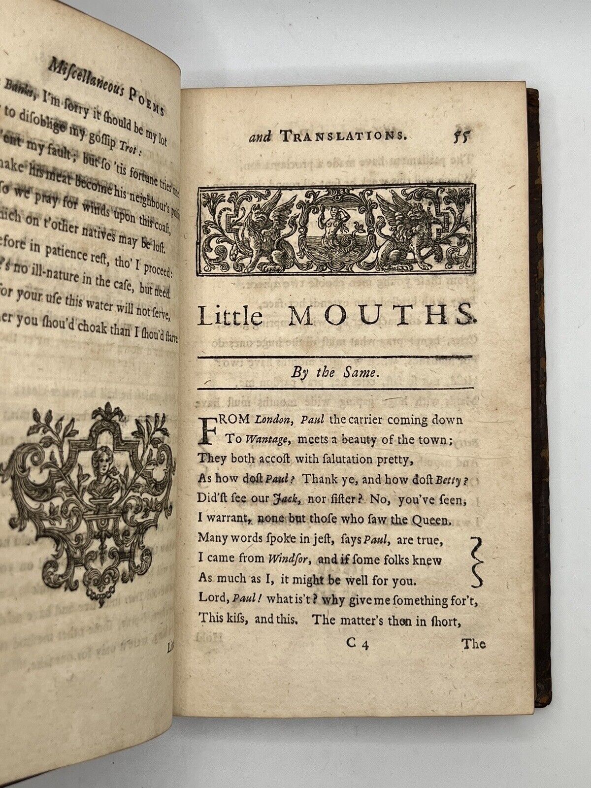 Miscellaneous Poems and Translations, by Several Hands 1722