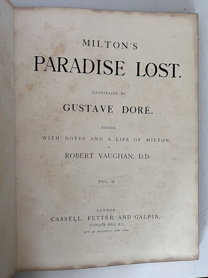 Paradise Lost by John Milton c.1870 Gustave Dore