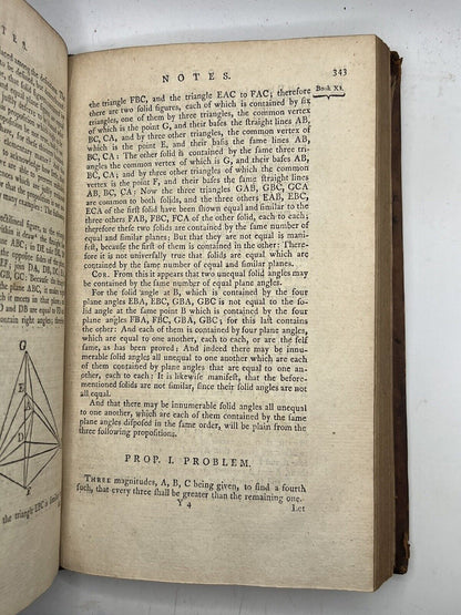 The Elements of EUCLID 1799 Simson English Edition