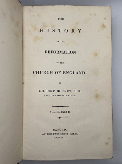 The History of the Reformation by Gilbert Burnet 1829