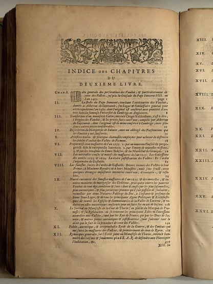Jean Leger's History of the Waldensians 1669 First Edition