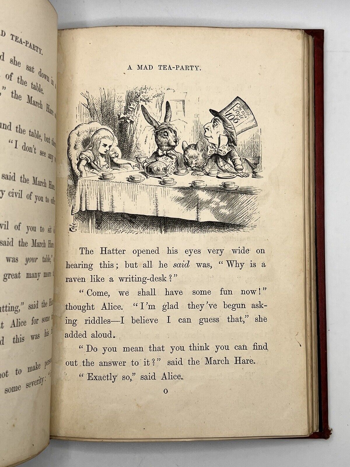 Alice's Adventures in Wonderland by Lewis Carroll 1867 First Edition in Original Cloth