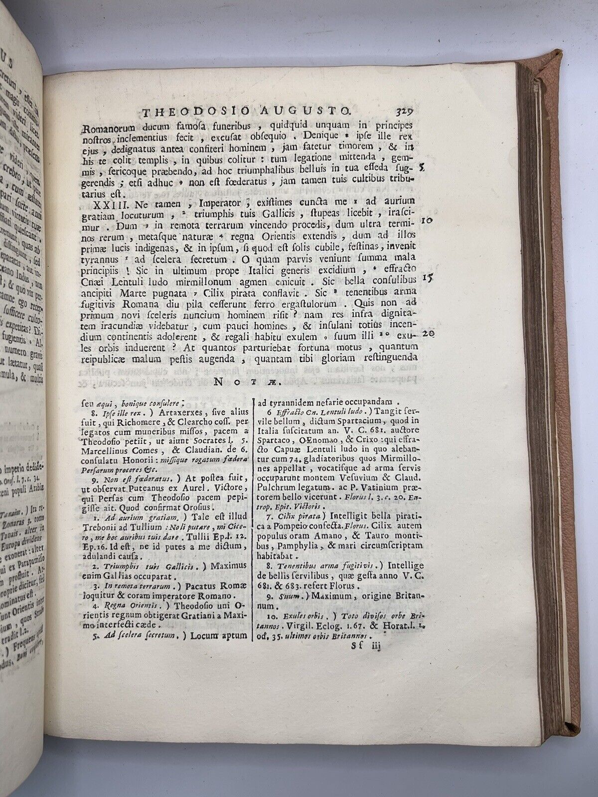 Ancient Panegyrics By Jacobus De La Baune 1728 Second Italian Edition