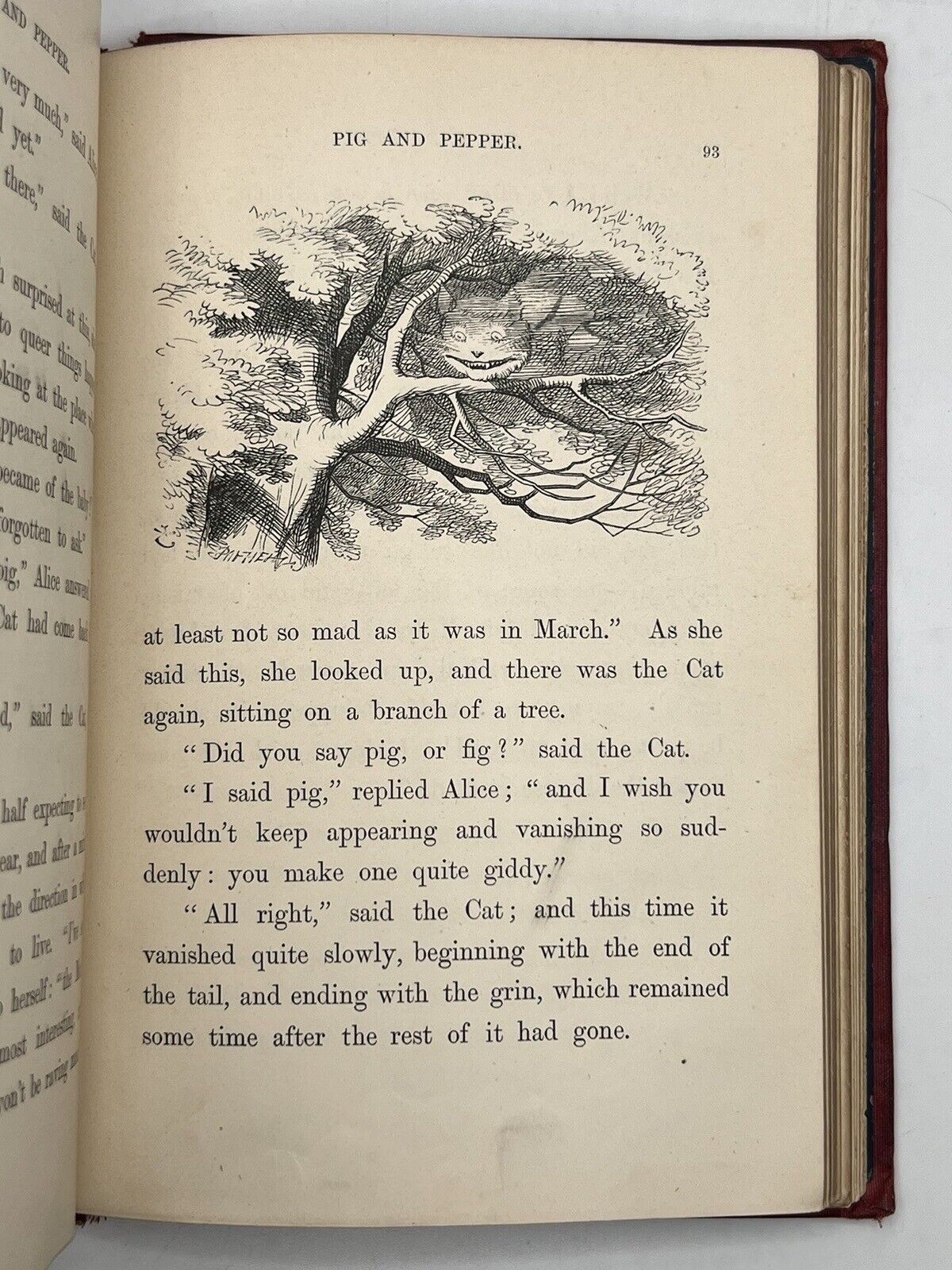 Alice In Wonderland by Lewis Carroll 1867 First Edition Original Binding