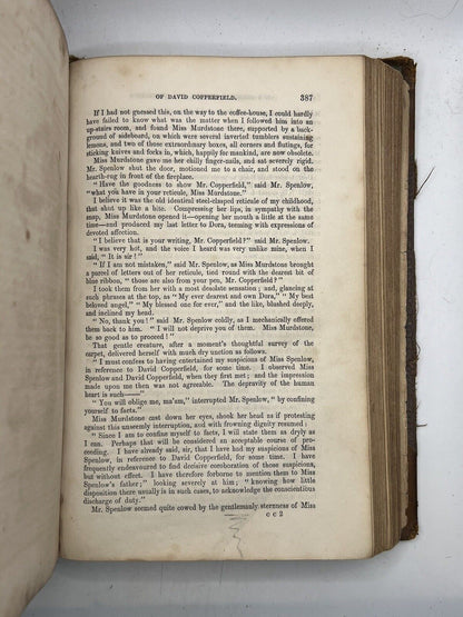 David Copperfield by Charles Dickens 1850 First Edition