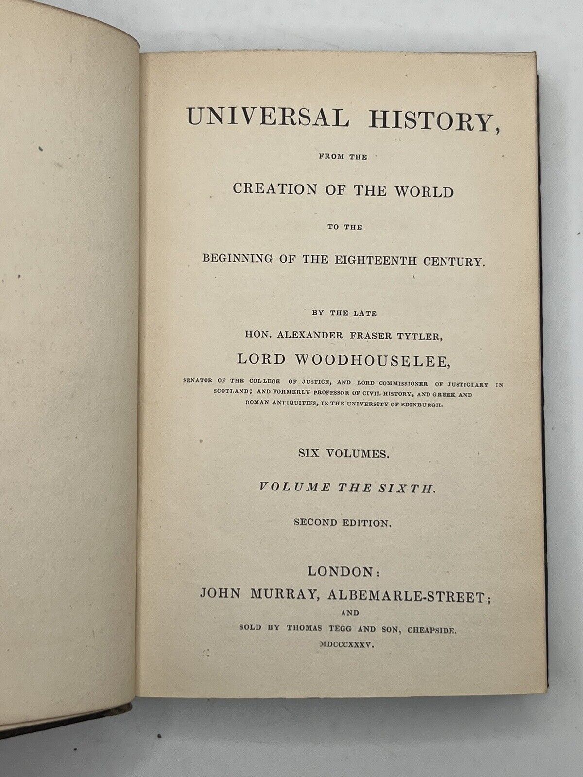 Tytler's Universal History 1853